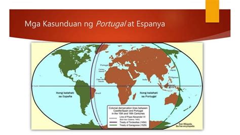 paghahati ng mundo sa pagitan sa espanya at portugal